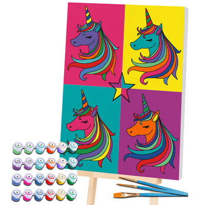 Splat Planet Giant Painting By Numbers: Unicorn image number 2