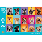 Dog Pawtraits 500 Piece Jigsaw Puzzle image number 1