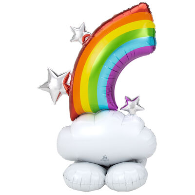 Airloonz 52 Inch Standing Rainbow Balloon image number 1