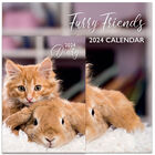 2024 Furry Friends Calendar and Diary Set image number 1