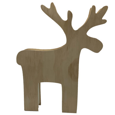 Wooden Reindeer Advent Calendar image number 3