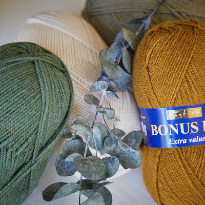 Bonus DK: Forest Green Yarn 100g image number 3
