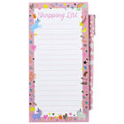 Unicorn Magnetic Shopping List Pad with Pen image number 1