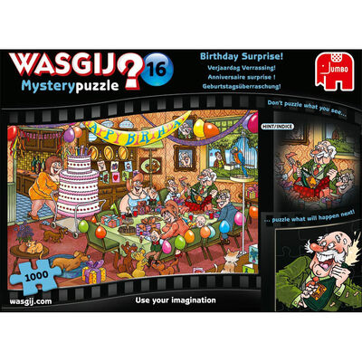 Wasgij Mystery 16 Birthday Surprise 1000 Piece Jigsaw Puzzle image number 2