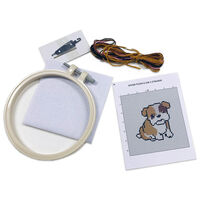 Cross Stitch Kit: English Bulldog