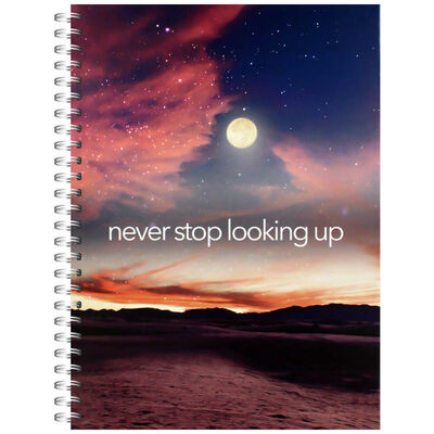 A4 Never Stop Looking Up Notebook image number 1