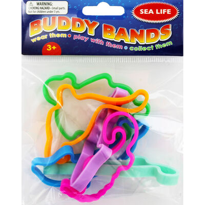 Jumbo Buddy Bands - Sea Life - 6 Pack image number 1