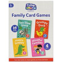 PlayWorks Family Card Games: Pack of 4