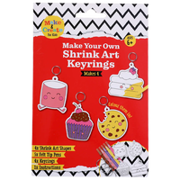 Make Your Own Cute Food Shrink Art Keyrings