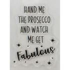 Crafters Companion Clear Acrylic Stamp - Fabulous Prosecco image number 2
