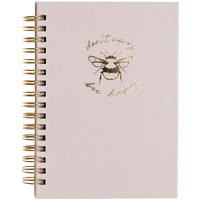 A6 Wiro Don&rsquo;t Worry Bee Happy Notebook