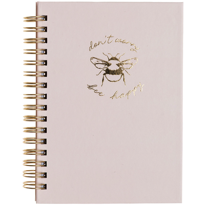 A6 Wiro Don&rsquo;t Worry Bee Happy Notebook image number 1
