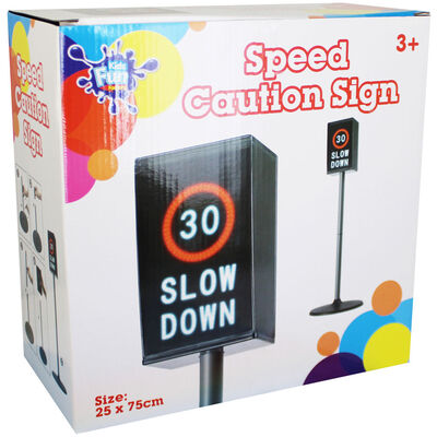 Role Play Speed Caution Sign image number 2
