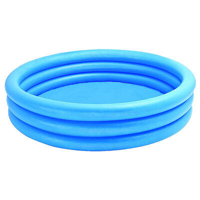 Intex Crystal Blue 3 Ring Inflatable Pool image number 1