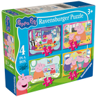 Peppa Pig 4-in-1 Jigsaw Puzzle Set image number 1
