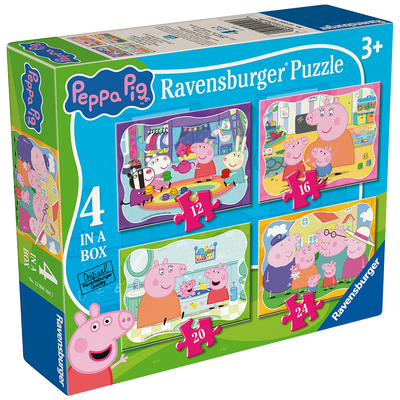 Peppa Pig 4-in-1 Jigsaw Puzzle Set image number 1