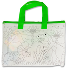PlayWorks Colour Your Own Travel Activity Bag: Green image number 3