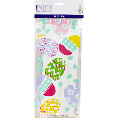 Easter Egg Cello Gift Bags - 20 Pack image number 3