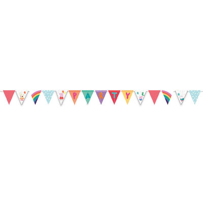 Peppa Pig Party Pennant Banner image number 1