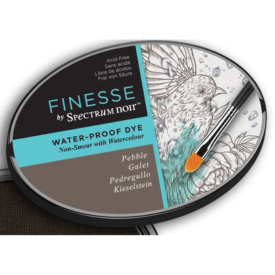 Finesse by Spectrum Noir Water Proof Dye Inkpad - Pebble image number 4
