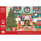 Cosy Christmas Fireplace 1000 Piece Jigsaw Puzzle image number 1