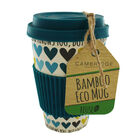 Blue Heart Bamboo Eco Travel Mug image number 1