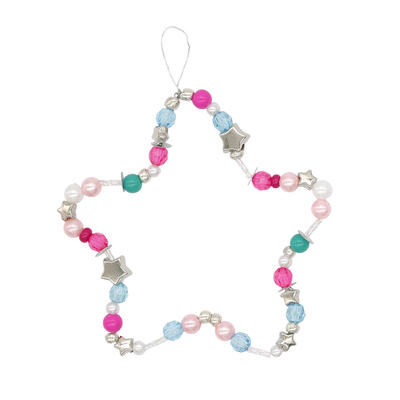 Colourful Beaded Star Wreath Kit image number 3
