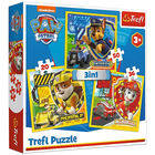 Paw Patrol Marshall, Rubble & Chase 3 in 1 Jigsaw Puzzle image number 1