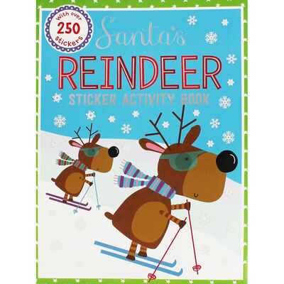 Santa's Reindeer Sticker Activity Book image number 1