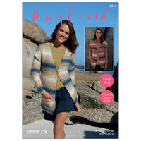 Hayfield Spirit DK: Jacket, Waistcoat Knitting Pattern 8041