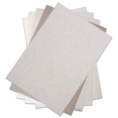 Sizzix Surfaces Silver Opulant Cardstock: Pack of 50 image number 1