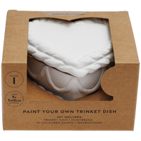 Paint Your Own Heart Trinket Dish