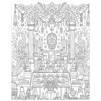 The Day of the Dead Colouring Book