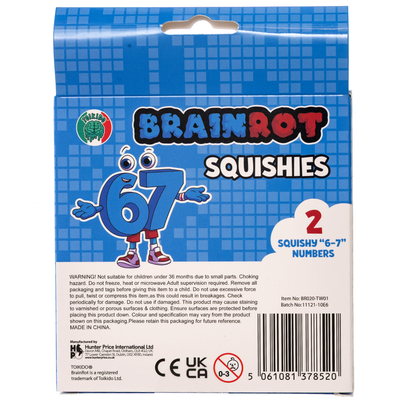 Brainrot 6-7 Squishies: Pack of 2 image number 3
