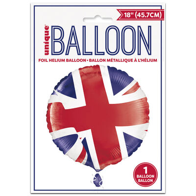 18 Inch Union Jack Round Helium Balloon image number 2