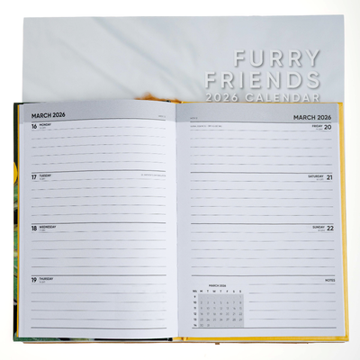 Furry Friends 2026 Calendar & Diary Set image number 2