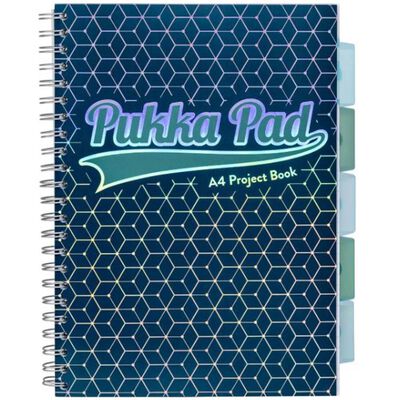 Pukka Pad A4 Dark Blue Glee Project Book image number 1