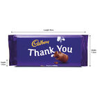Cadbury Dairy Milk Chocolate Bar 110g - Thank You image number 3