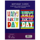 Colourful Happy Birthday Notecards image number 2