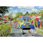 The Village Bus Stop by Trevor Mitchell 500 Piece Jigsaw Puzzle image number 2