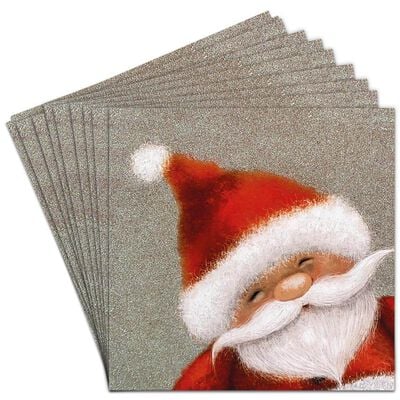 Premium Cute Santa Christmas Cards: Pack of 10 image number 2