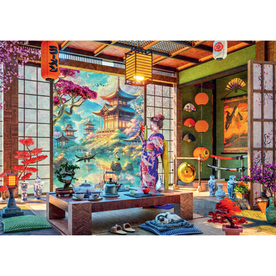 The Geisha's View 1000 Piece Jigsaw Puzzle image number 2