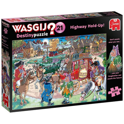 Wasgij Destiny 21 Highway Hold Up 1000 Piece Jigsaw Puzzle image number 1