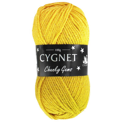 Cygnet Chunky Gems: Topaz Glitter Yarn 100g image number 1