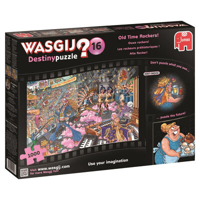 Wasgij Destiny 16 Old Time Rockers 1000 Piece Jigsaw Puzzle image number 1