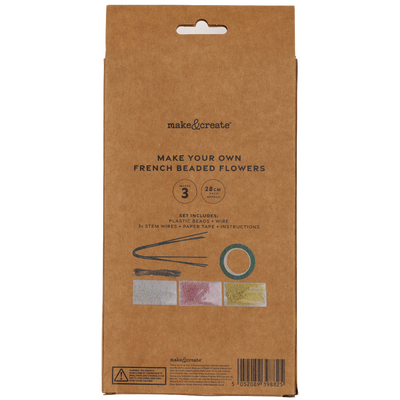 Make Your Own French Beaded Flowers Kit image number 3