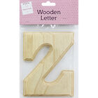 Wooden Letter Z image number 1