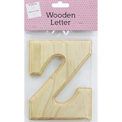 Wooden Letter Z image number 1
