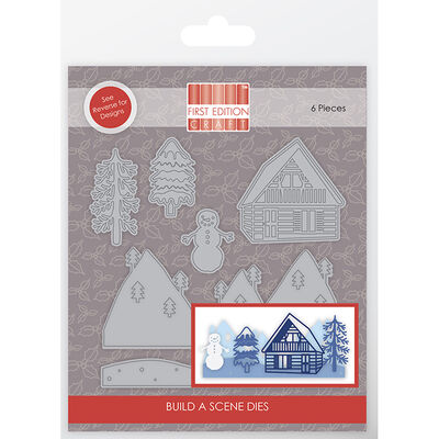 Log Cabin Build a Scene Metal Die Set image number 1