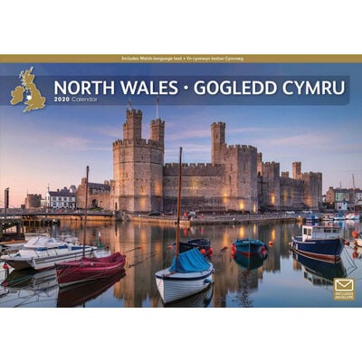 North Wales 2020 A4 Wall Calendar image number 1